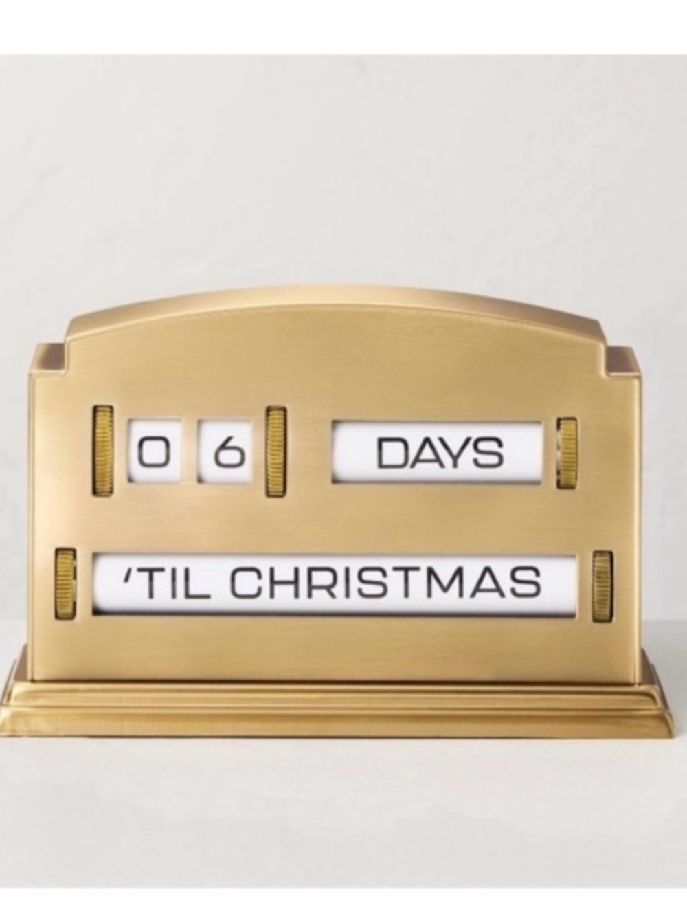 NWT Brass Perpetual Advent Calendar - Hearth & Hand™ with Magnolia